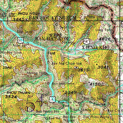 Avenza Systems Inc. Sam Neua, Laos digital map