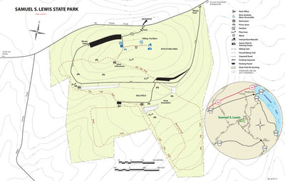 Avenza Systems Inc. Samuel S. Lewis State Park Map digital map