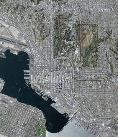 Avenza Systems Inc. San Diego Downtown Aerial Image digital map