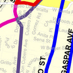 Avenza Systems Inc. Santa Fe Transit Routes digital map