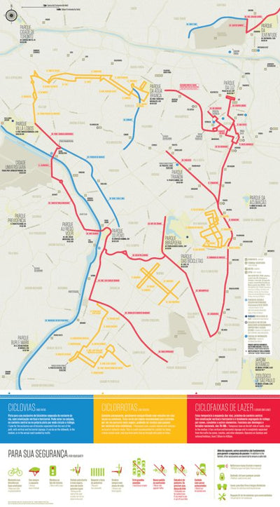Avenza Systems Inc. São Paulo Bike Map digital map
