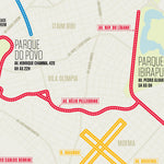 Avenza Systems Inc. São Paulo Bike Map digital map