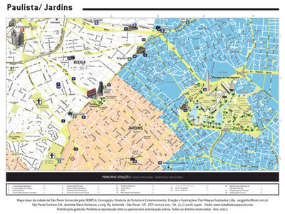 Avenza Systems Inc. São Paulo - Paulista / Jardins digital map