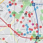 Avenza Systems Inc. São Paulo Tourism - Centro / Downtown digital map