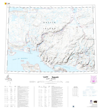 Avenza Systems Inc. Saputit, NU - 47F digital map