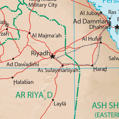 Avenza Systems Inc. Saudi Arabia Physiography digital map