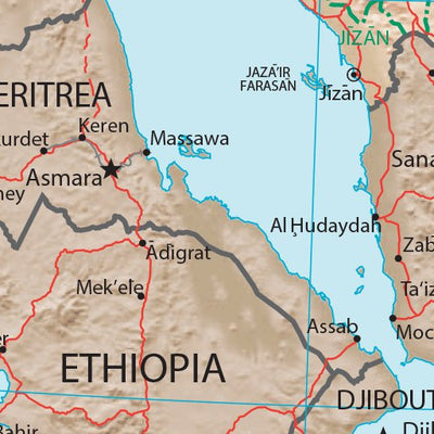 Avenza Systems Inc. Saudi Arabia Physiography digital map