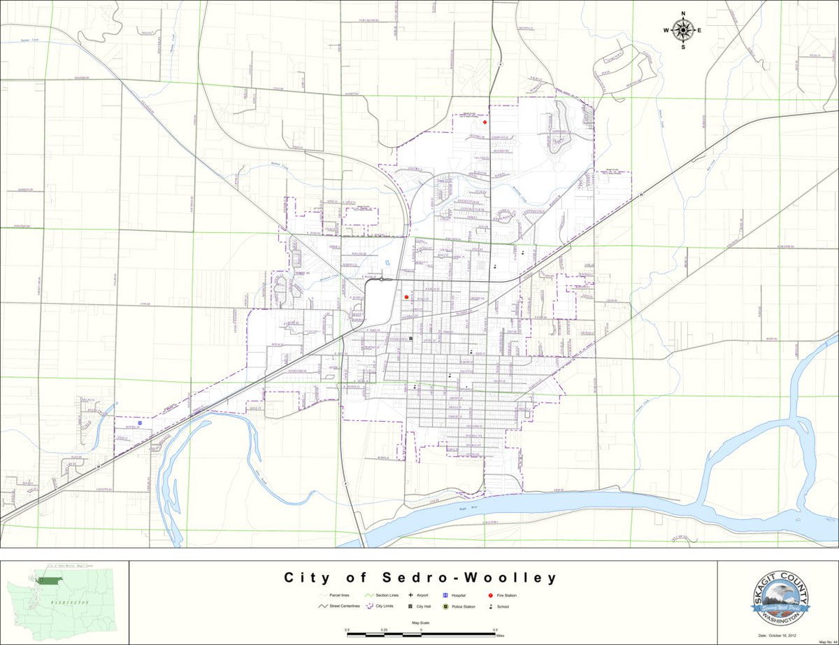 SedroWooley, WA Map by Avenza Systems Inc. Avenza Maps