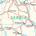 Avenza Systems Inc. Serbia-Montenegro Transportation digital map