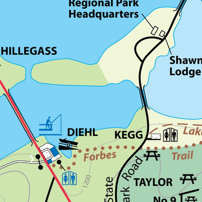 Avenza Systems Inc. Shawnee State Park Map digital map