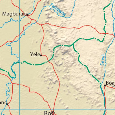 Avenza Systems Inc. Sierra Leone Physiography digital map