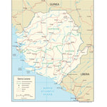 Avenza Systems Inc. Sierra Leone Transportation digital map