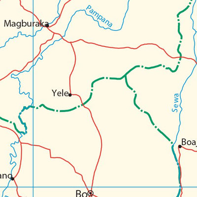 Avenza Systems Inc. Sierra Leone Transportation digital map