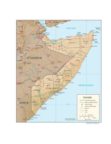 Avenza Systems Inc. Somalia Physiography digital map