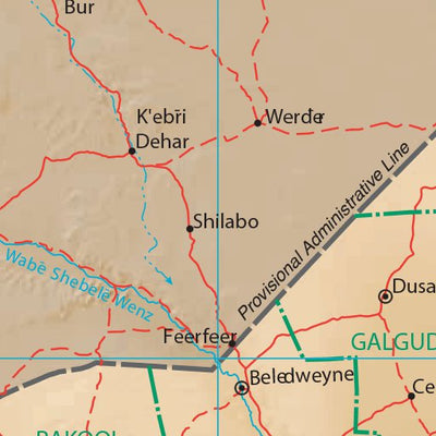 Avenza Systems Inc. Somalia Physiography digital map