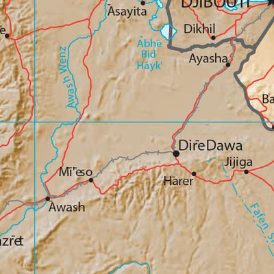 Avenza Systems Inc. Somalia Physiography digital map