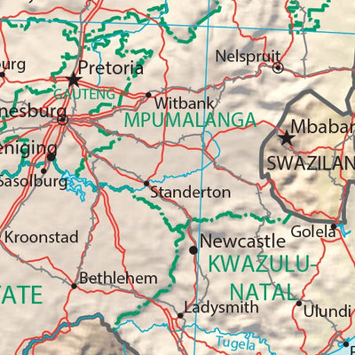 Avenza Systems Inc. South Africa Physiography digital map