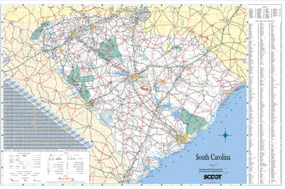 Avenza Systems Inc. South Carolina Highways digital map