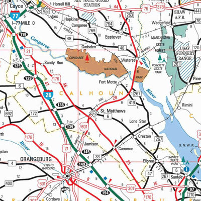 Avenza Systems Inc. South Carolina Highways digital map