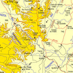 Avenza Systems Inc. Southeast Brazil Physical Relief digital map