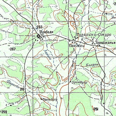 Avenza Systems Inc. Soviet Genshtab - c30-33 - Cote d'Ivoire digital map