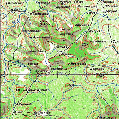 Avenza Systems Inc. Soviet Genshtab - d29-3--(1985) - Senegal digital map