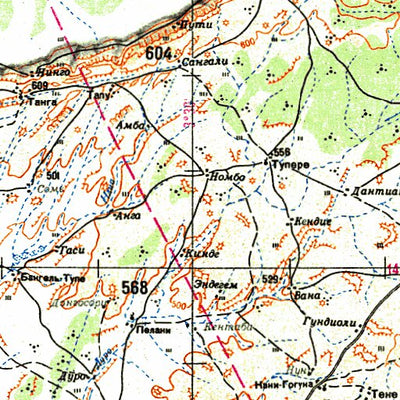 Avenza Systems Inc. Soviet Genshtab - d30-1--(1984) - Mauritania digital map