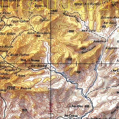 Avenza Systems Inc. Soviet Genshtab - d38-4--(1980) - Yemen digital map