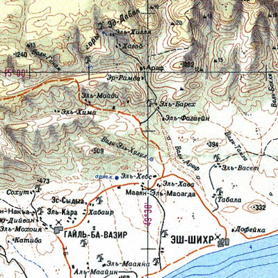 Avenza Systems Inc. Soviet Genshtab - d39-1--(1980) - Yemen digital map