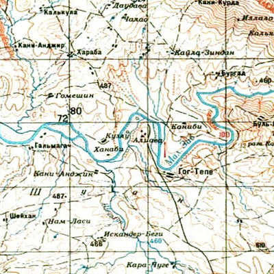 Avenza Systems Inc. Soviet Genshtab - i38-03 - Iraq digital map