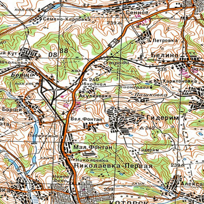 Avenza Systems Inc. Soviet Genshtab - l35-06--(1984) - Ukraine digital map