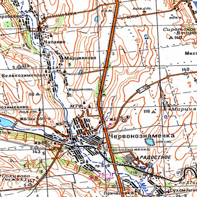 Avenza Systems Inc. Soviet Genshtab - l36-07--(1985) - Ukraine digital map