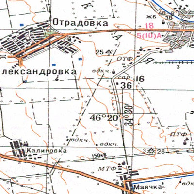 Avenza Systems Inc. Soviet Genshtab - l36-17--(1987) - Ukraine digital map