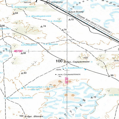 Avenza Systems Inc. Soviet Genshtab - l40-3--(2003) - Uzbekistan digital map