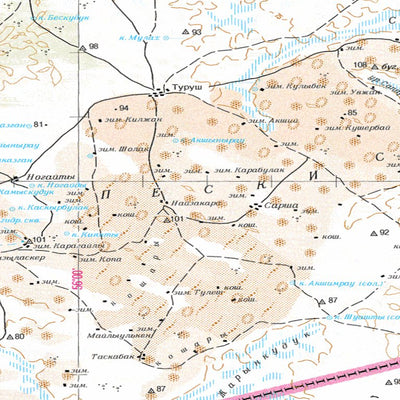 Avenza Systems Inc. Soviet Genshtab - l40-3--(2003) - Uzbekistan digital map
