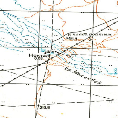 Avenza Systems Inc. Soviet Genshtab - l41-011 - Kazakhstan digital map