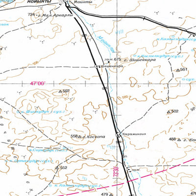 Avenza Systems Inc. Soviet Genshtab - l43-1--(2003) - Kazakhstan digital map