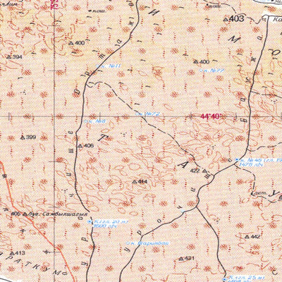 Avenza Systems Inc. Soviet Genshtab - l43-4--(2003) - Kazakhstan digital map