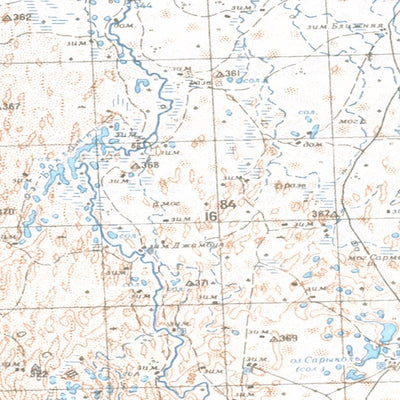 Avenza Systems Inc. Soviet Genshtab - l44-13--(1990) - Kazakhstan digital map