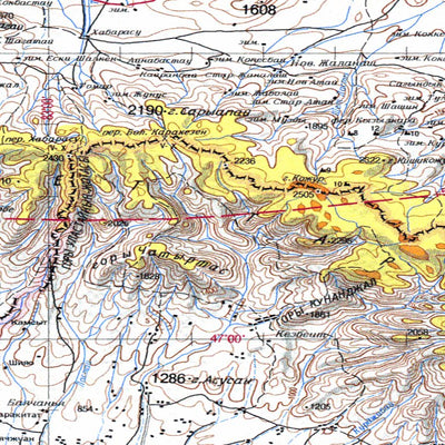 Avenza Systems Inc. Soviet Genshtab - l44-2--(2003) - Kazakhstan digital map