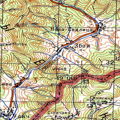 Avenza Systems Inc. Soviet Genshtab - m34-29--(1984) - Ukraine digital map