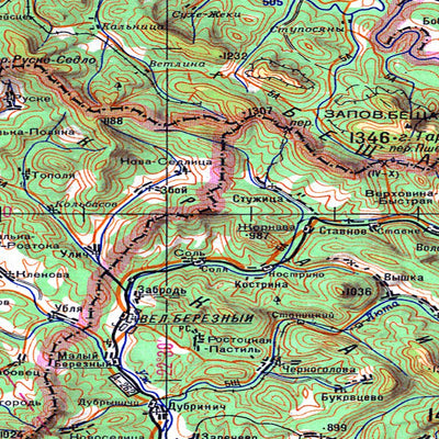 Avenza Systems Inc. Soviet Genshtab - m34-4--(1987) - Ukraine digital map