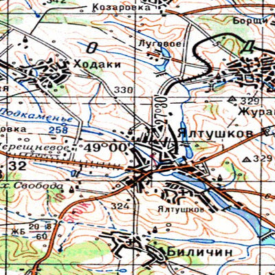 Avenza Systems Inc. Soviet Genshtab - m35-28--(1983) - Ukraine digital map