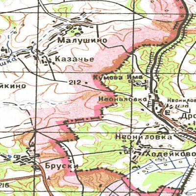 Avenza Systems Inc. Soviet Genshtab - m36-05--(1991) - Ukraine digital map