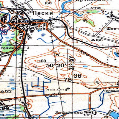Avenza Systems Inc. Soviet Genshtab - m36-16--(1982) - Ukraine digital map
