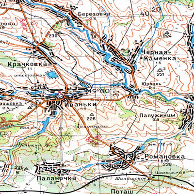 Avenza Systems Inc. Soviet Genshtab - m36-25--(1980) - Ukraine digital map