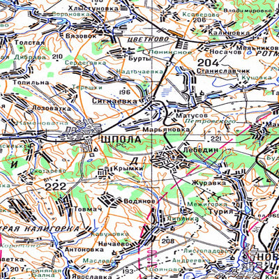 Avenza Systems Inc. Soviet Genshtab - m36-3--(1986) - Ukraine digital map