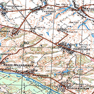 Avenza Systems Inc. Soviet Genshtab - m36-30--(1981) - Ukraine digital map