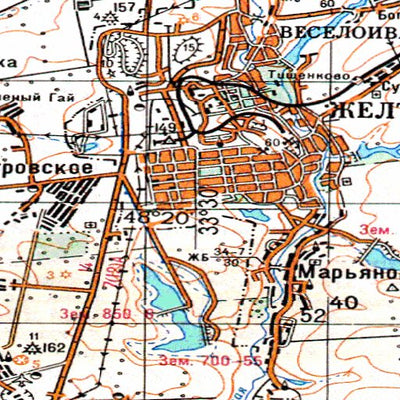 Avenza Systems Inc. Soviet Genshtab - m36-34--(1982) - Ukraine digital map