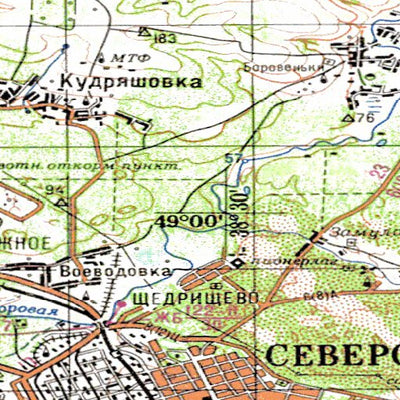 Avenza Systems Inc. Soviet Genshtab - m37-27--(1980) - Ukraine digital map